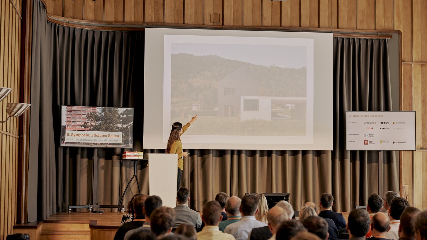 Symposium Solares Bauen 2023 | © Swissolar / Joel Hunn