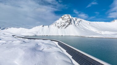 Alpinsolar, Muttsee Staumauer axpo | © Fotowerder / Daniel Werder