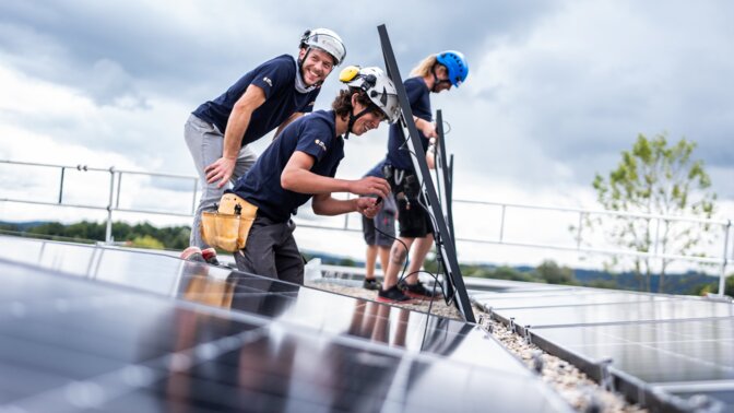Solarlehre Start Swissolar | © Swissolar / Valeriano Di Domenico