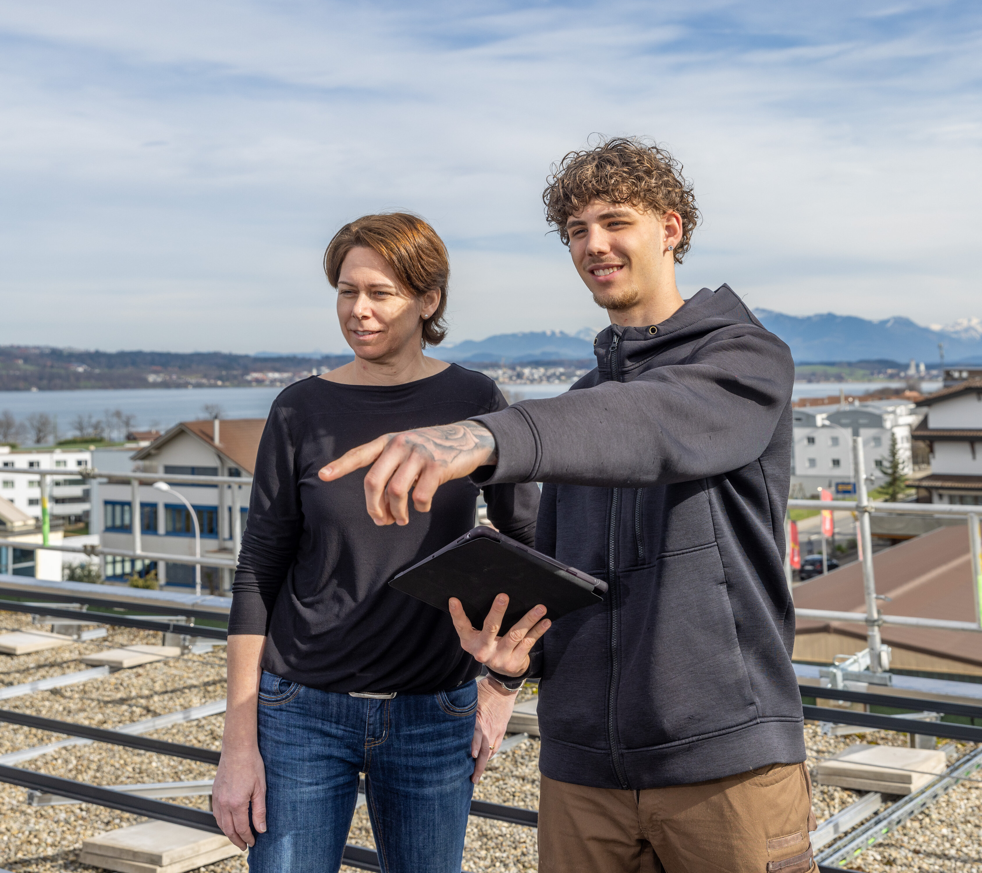BE Netze Nottwil, Berufslehre | © Swissolar / Reto Schlatter