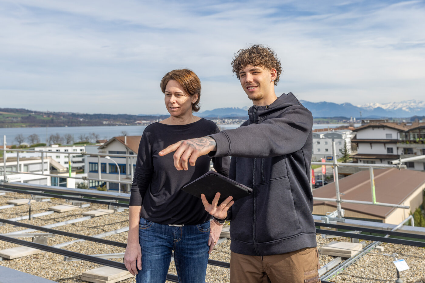 BE Netze Nottwil, Berufslehre | © Swissolar / Reto Schlatter