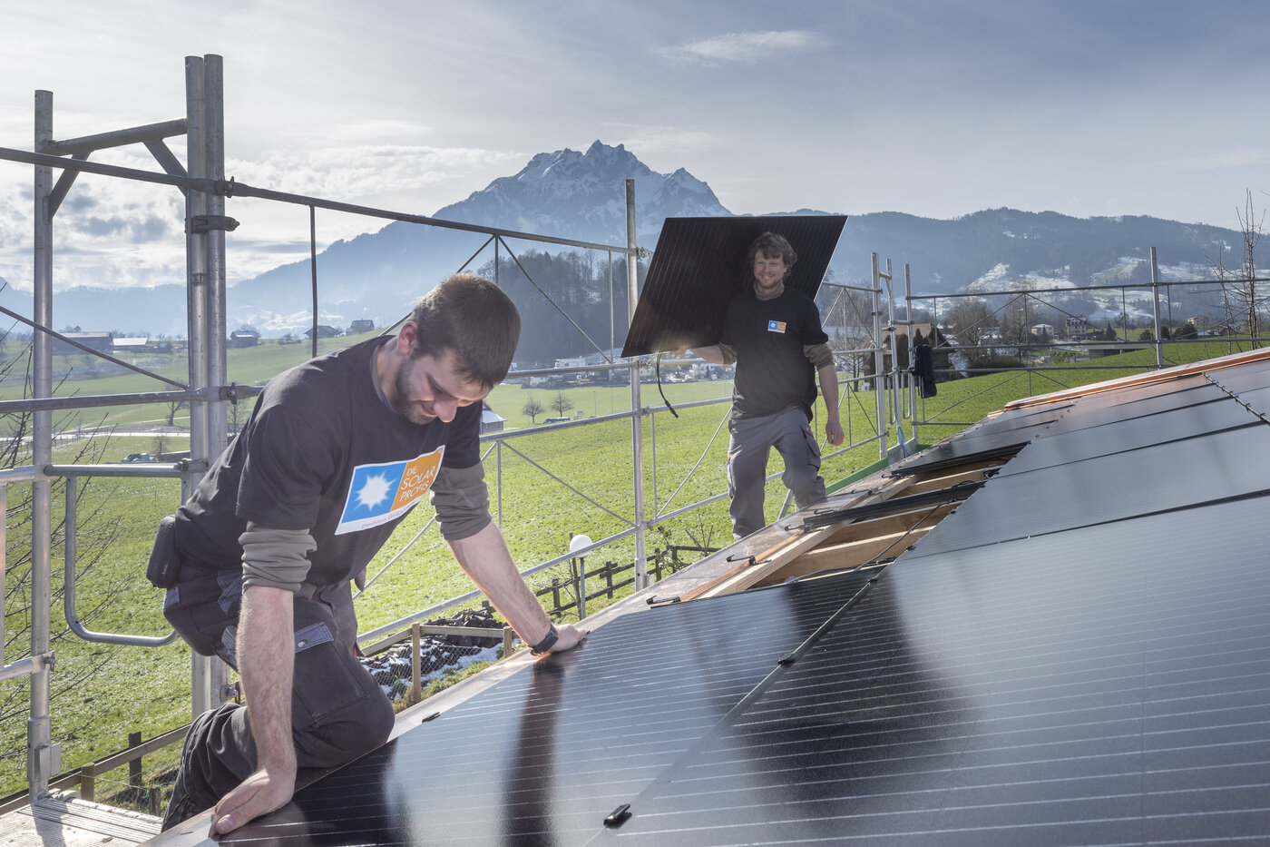 Solarprofis Shooting BE Netz 2021 Swissolar | © Daniel Baggenstos