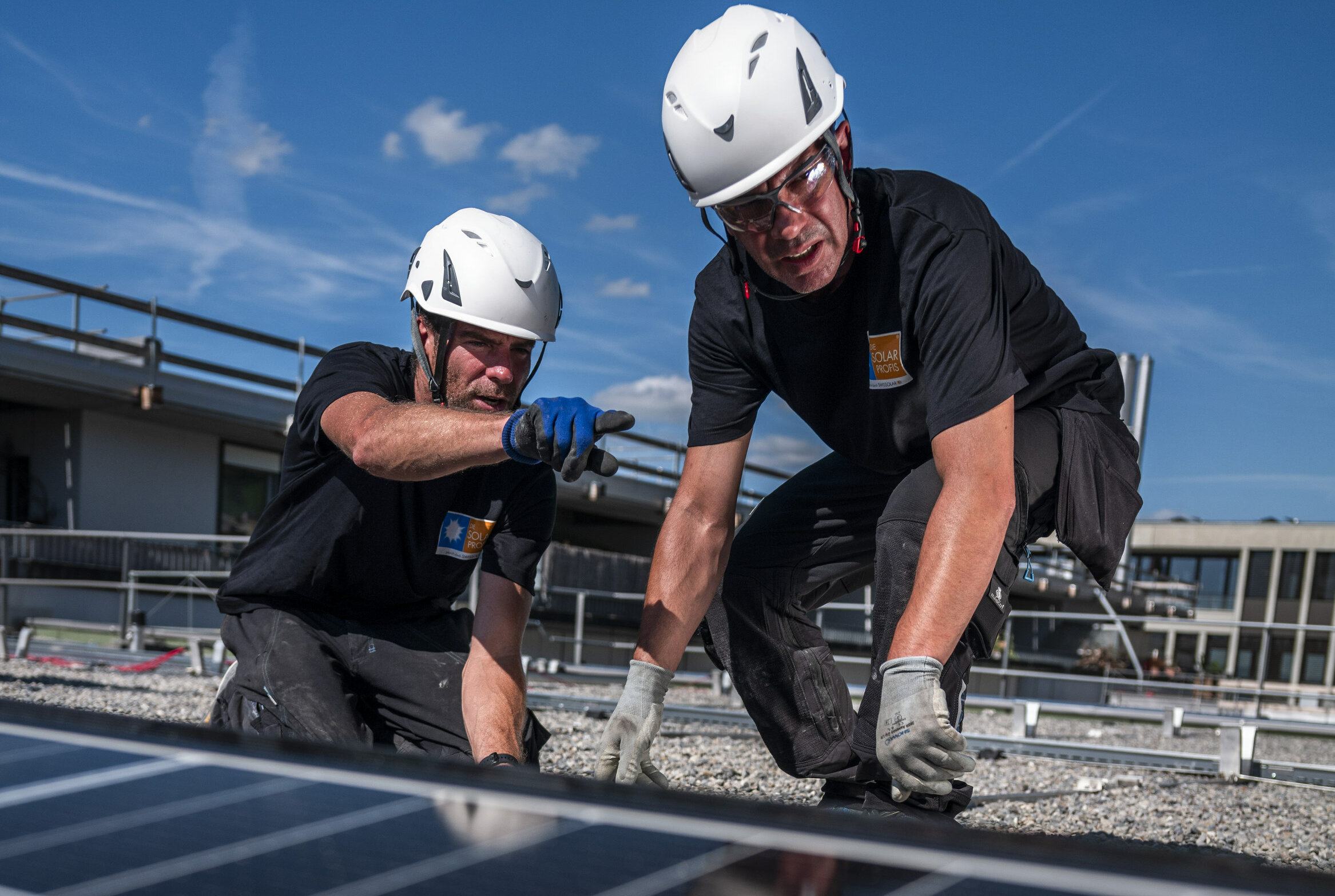 Solarprofis Shooting 2023 | © Swissolar / Dominic Nahr
