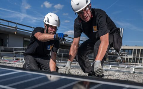 Solarprofis Shooting 2023 | © Swissolar / Dominic Nahr