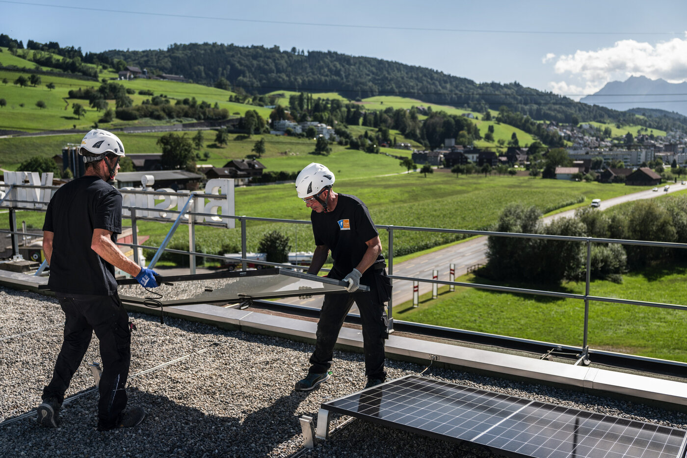 Solarprofis Shooting 2023 | © Swissolar / Dominic Nahr Solarprofis Shooting 2023 | © Swissolar / Dominic Nahr