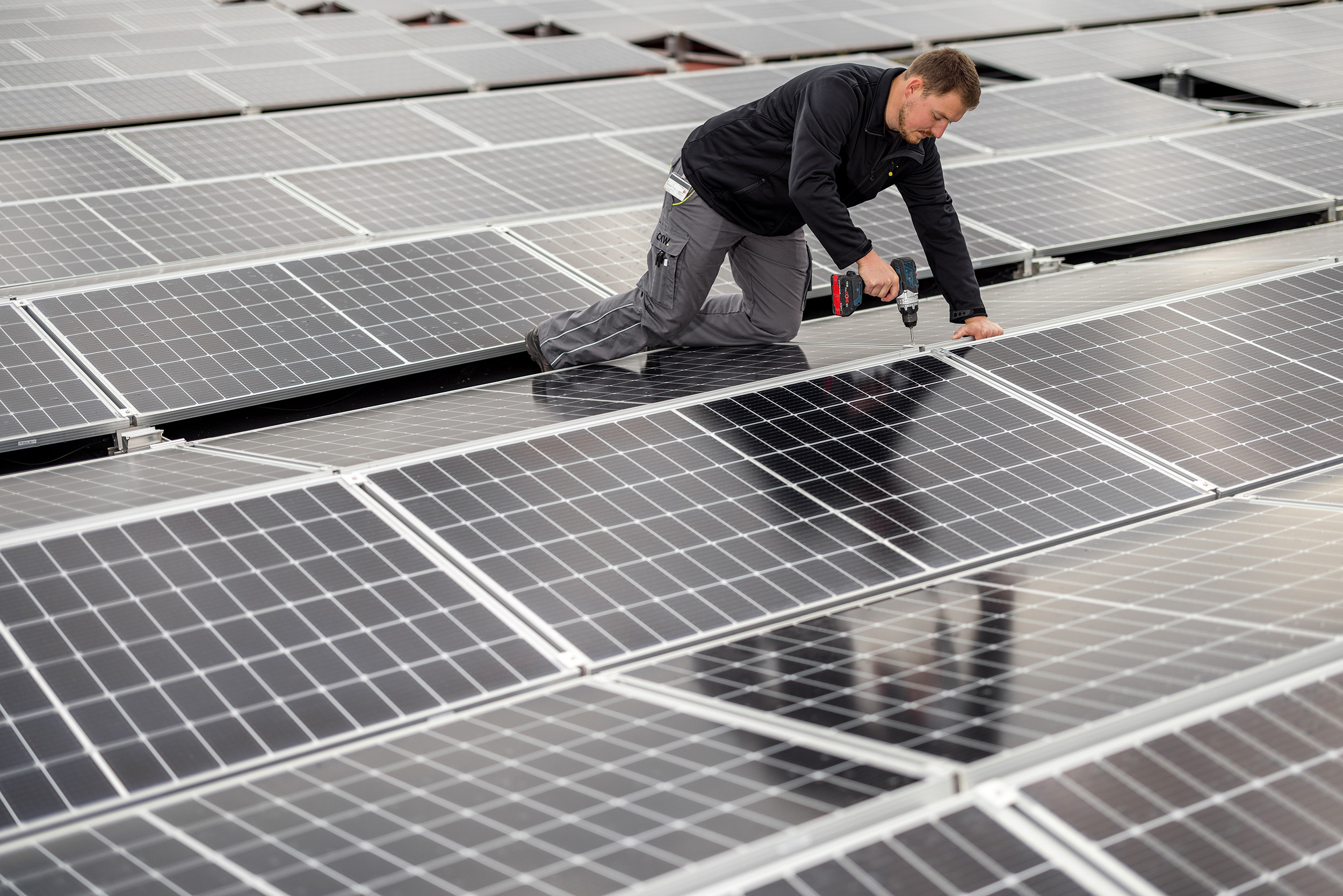 Solarpanels Eschenbach | © CKW AG