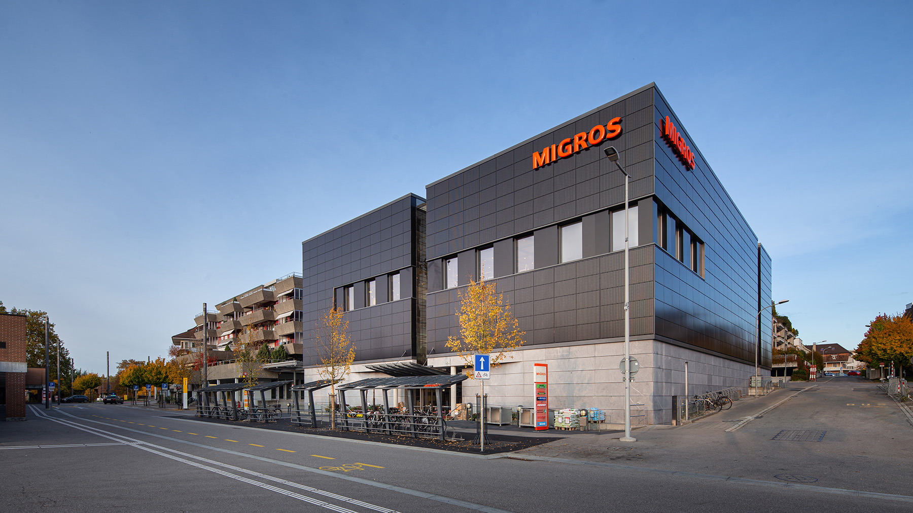Fassade Migros Münsingen | © 3S Swiss Solar Solutions AG