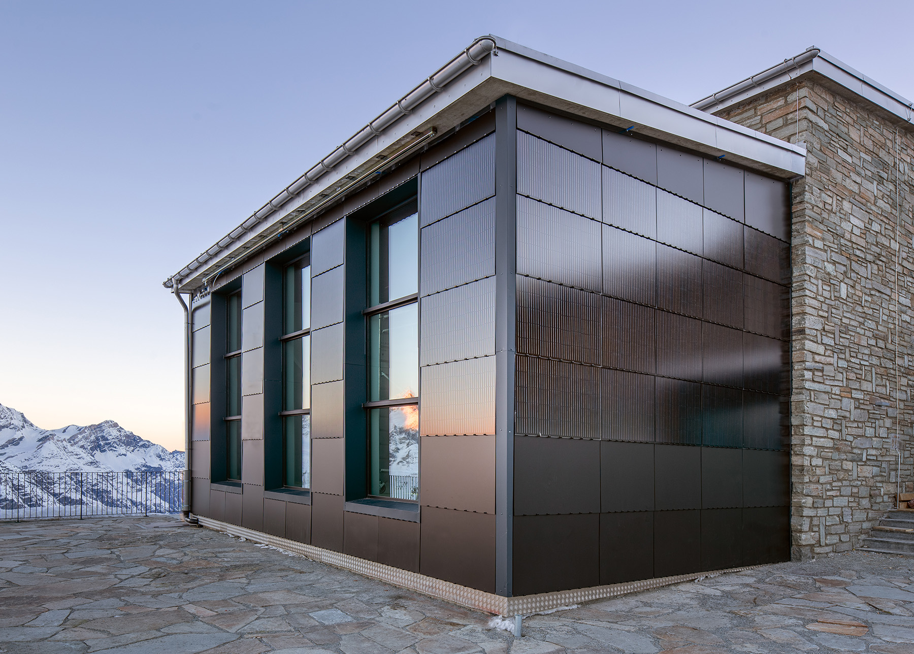 Fassade Gornergrat | © 3S Swiss Solar Solutions AG 